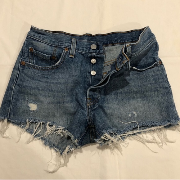 Levi's Pants - LEVI’S button fly denim shorts.